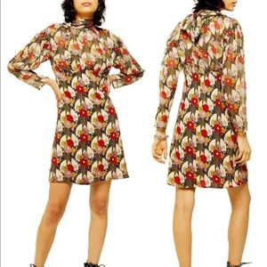 Floral dress with empire waist